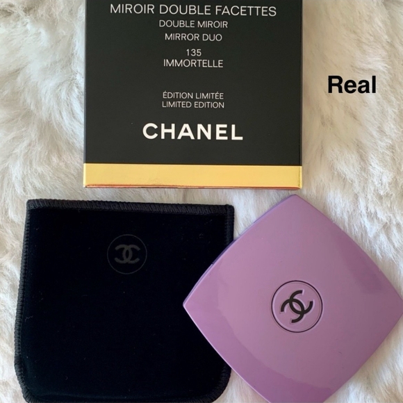 How to Recognize authentic CC Compact Mirrors! Not for Sale! 🖤$46 on Chanel RN! - Picture 8 of 16